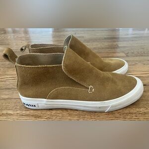 SeaVees Huntington Middie Suede Slip On Sneaker Tan 9.5